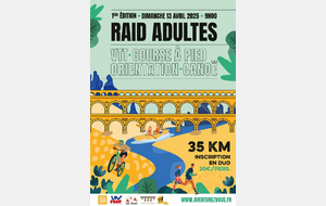 Nouveauté 2025: RAID ADULTES