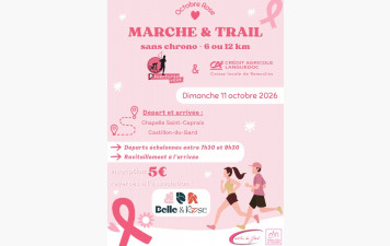 MARCHE ET/OU TRAIL OCTOBRE ROSE